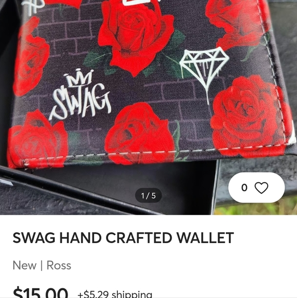 SWAG Hand Crafted Wallet From Ross - Picture 4 of 4